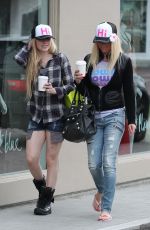 AVRIL LAVIGNE Out Shopping in Malibu