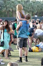BELLA THORNE and Tristan Klier at Coachella Valley Music and Arts Festival