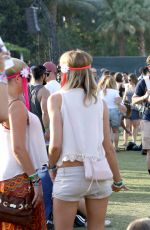 BELLA THORNE and Tristan Klier at Coachella Valley Music and Arts Festival
