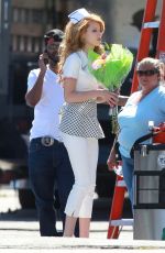 BELLA THORNE on the Music Video Set in Los Angeles