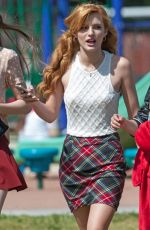 BELLA THORNE on the Set of Mostly Ghostly 2 in La Mar