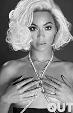 BEYONCE in Out Magazine, May 2014 Issue