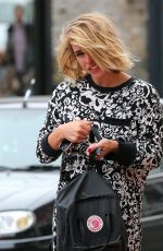 BILLIE PIPER Arrives at Nail Salon in London