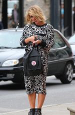 BILLIE PIPER Arrives at Nail Salon in London