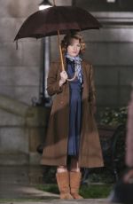 BLAKE LIVELY at The Age of Adaline Set in Vancouver
