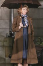 BLAKE LIVELY at The Age of Adaline Set in Vancouver