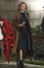 BLAKE LIVELY at The Age of Adaline Set in Vancouver