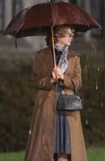 BLAKE LIVELY at The Age of Adaline Set in Vancouver