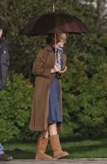 BLAKE LIVELY at The Age of Adaline Set in Vancouver