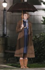 BLAKE LIVELY at The Age of Adaline Set in Vancouver