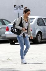 BRENDA SONG Leaves Hugos Restaurant in West Hollywood