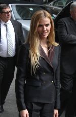 BROOKLYN DECKER Arrives at Late Show with David Letterman in New York