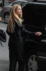 BROOKLYN DECKER Arrives at Late Show with David Letterman in New York