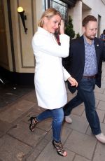 CAMERON DIAZ at Dorchester Hotel in London