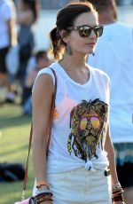 CAMILLA BELLE at 2014 Coachella Music and Arts Festival in Indio