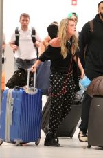 CARA DELEVINGNE and MICHELLE RODRIGUEA Arrives at Miami Airport