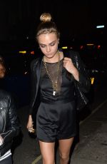 CARA DELEVINGNE and SIENNA MILLER Leaves TopShop Event in London