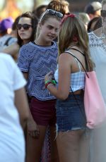 CARA DELEVINGNE at 2014 Coachella Music and Arts Festival in Indio