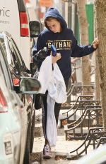 CARA DELEVINGNE at Gotham Fitness Center in New York