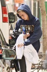 CARA DELEVINGNE at Gotham Fitness Center in New York
