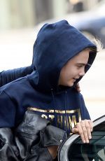 CARA DELEVINGNE at Gotham Fitness Center in New York