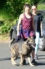 CARA SANTANA and JULIANNE HOUGH in Tights Out Hiking