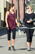 CARA SANTANA and JULIANNE HOUGH in Tights Out Hiking