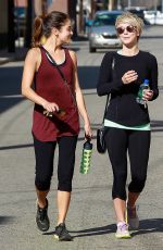 CARA SANTANA and JULIANNE HOUGH in Tights Out Hiking