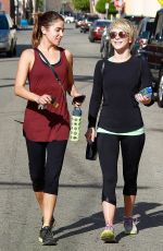 CARA SANTANA and JULIANNE HOUGH in Tights Out Hiking