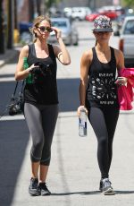 CARA SANTANA and KELLY KRUGER Leaves a Gym
