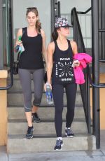 CARA SANTANA and KELLY KRUGER Leaves a Gym