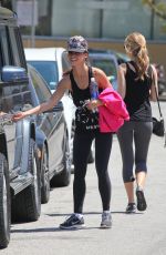 CARA SANTANA and KELLY KRUGER Leaves a Gym