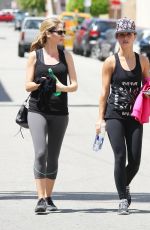 CARA SANTANA and KELLY KRUGER Leaves a Gym