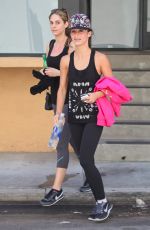 CARA SANTANA and KELLY KRUGER Leaves a Gym