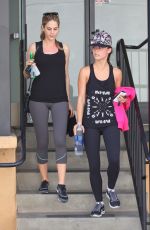 CARA SANTANA and KELLY KRUGER Leaves a Gym