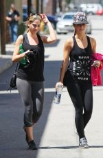 CARA SANTANA and KELLY KRUGER Leaves a Gym
