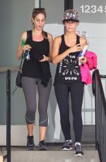 CARA SANTANA and KELLY KRUGER Leaves a Gym