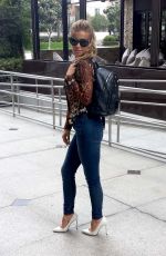 CARMEN ELECTRA Leaves a Studio in Los Angeles