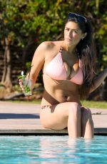 CASEY BATCHELOR in Bikini at a Pool