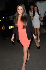 CASEY BATCHELOR Leaves Sheesh Restaurant in London