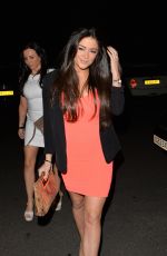 CASEY BATCHELOR Leaves Sheesh Restaurant in London