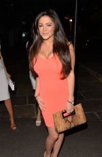CASEY BATCHELOR Leaves Sheesh Restaurant in London