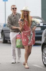 CAT DEELEY Arrives at Bristol Farms in Hollywood 
