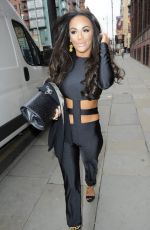 CHELSEE HEALEY Aarrives at Palace Hotel in Manchester