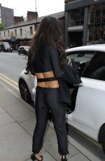 CHELSEE HEALEY Aarrives at Palace Hotel in Manchester