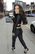 CHELSEE HEALEY Aarrives at Palace Hotel in Manchester