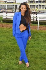 CHELSEE HEALEY at Aintree Race Course for the Grand National 