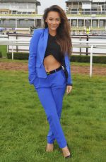 CHELSEE HEALEY at Aintree Race Course for the Grand National 