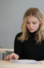 CHLOE GRACE MORETZ Rehearsals for the Library