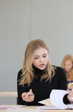 CHLOE GRACE MORETZ Rehearsals for the Library